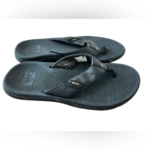 Reef Men’s Santa Ana Sandals in Bold Black in size 9 - Picture 4 of 8
